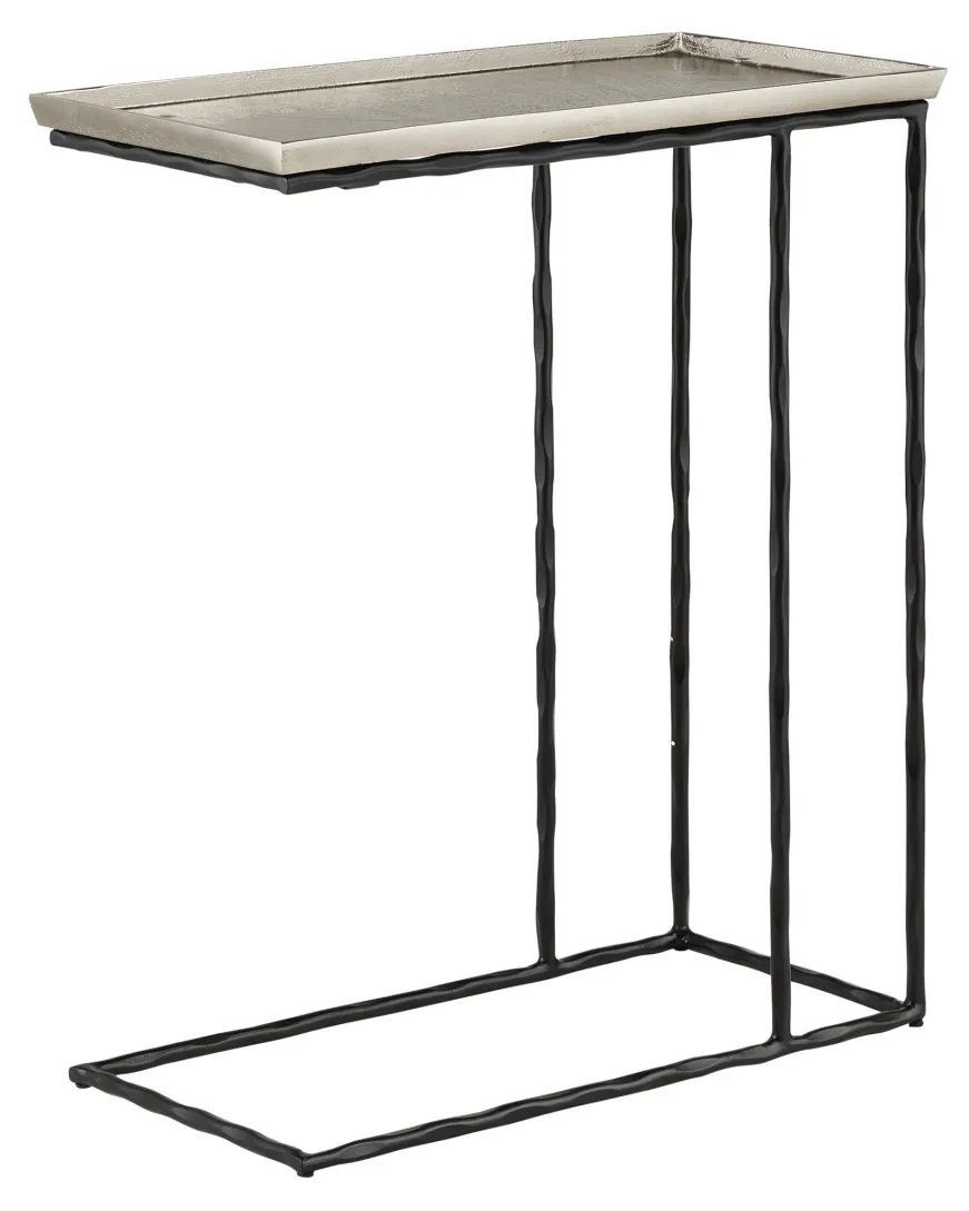 Currey and Company 4000-0134 Boyles Silver C Table Currey and Company 4000-0134 Boyles Silver C Table