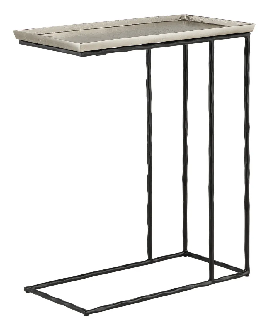 Currey and Company 4000-0134 Boyles Silver C Table Currey and Company 4000-0134 Boyles Silver C Table