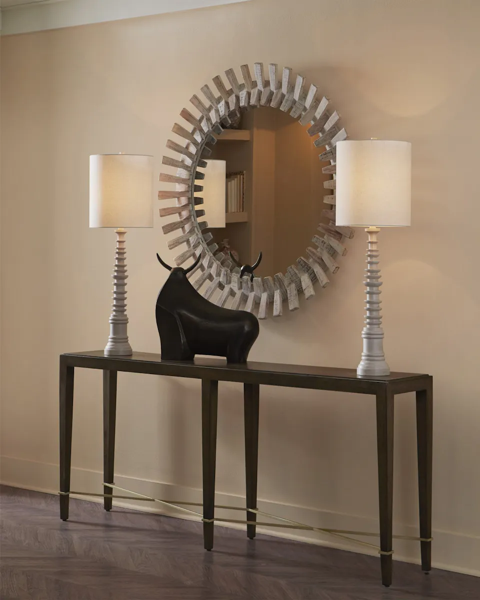 Currey and Company 3000-0116 Verona Chanterelle Console Table Currey and Company 3000-0116 Verona Chanterelle Console Table