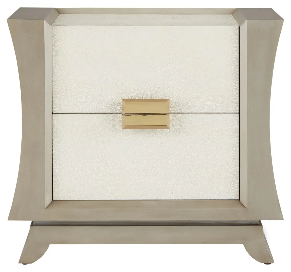 Currey and Company 3000-0211 Koji Cream Nightstand Currey and Company 3000-0211 Koji Cream Nightstand