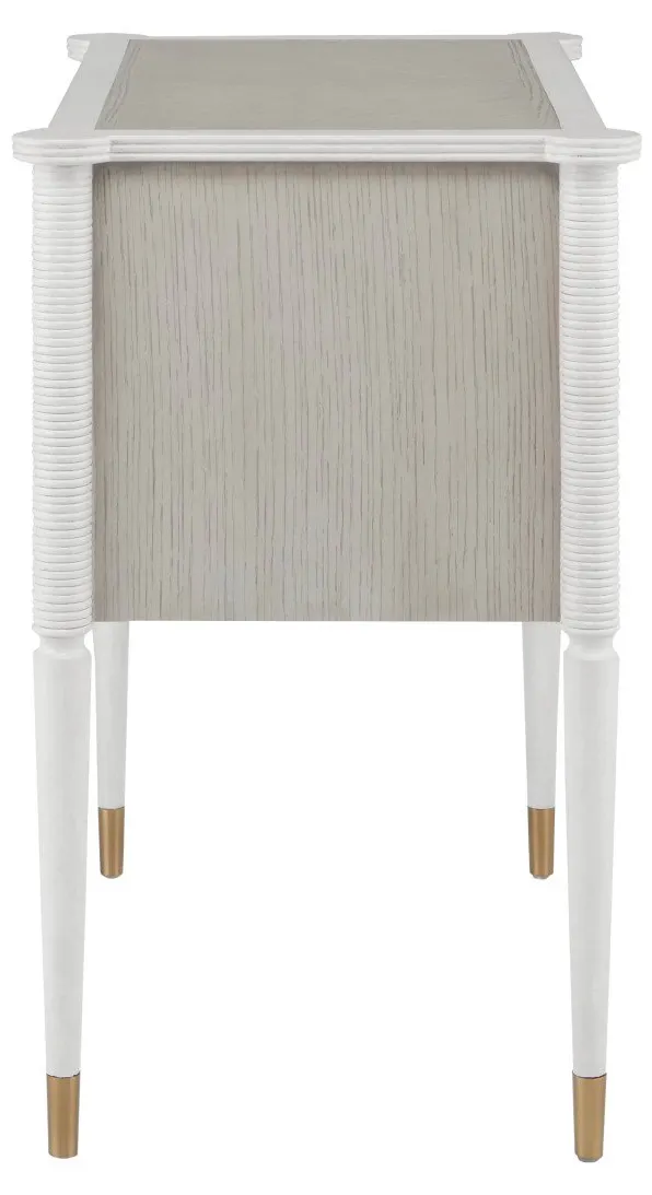 Currey and Company 3000-0191 Aster White Nightstand Currey and Company 3000-0191 Aster White Nightstand