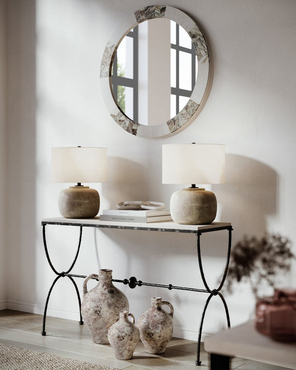 Currey and Company 4142 Agora Console Table Currey and Company 4142 Agora Console Table