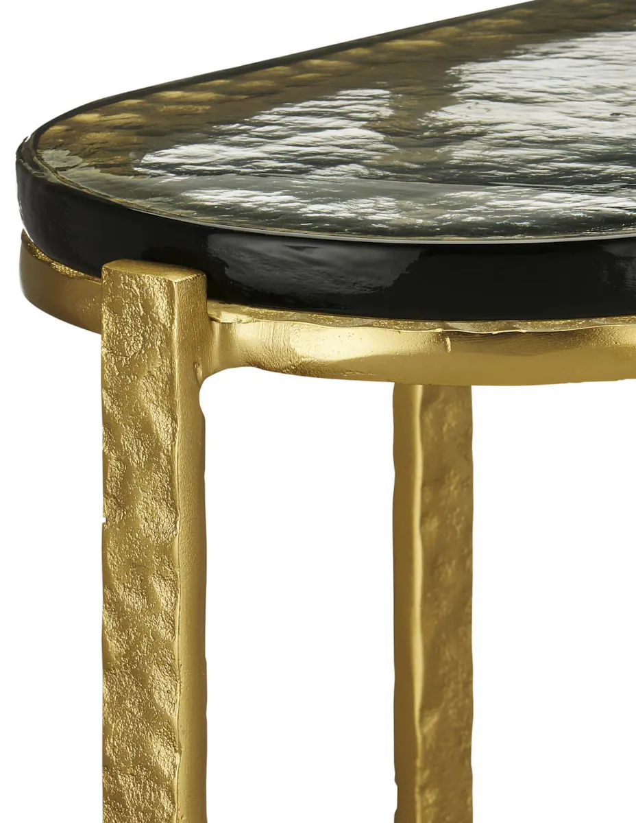 Currey and Company 4000-0158 Acea Gold Side Table Currey and Company 4000-0158 Acea Gold Side Table