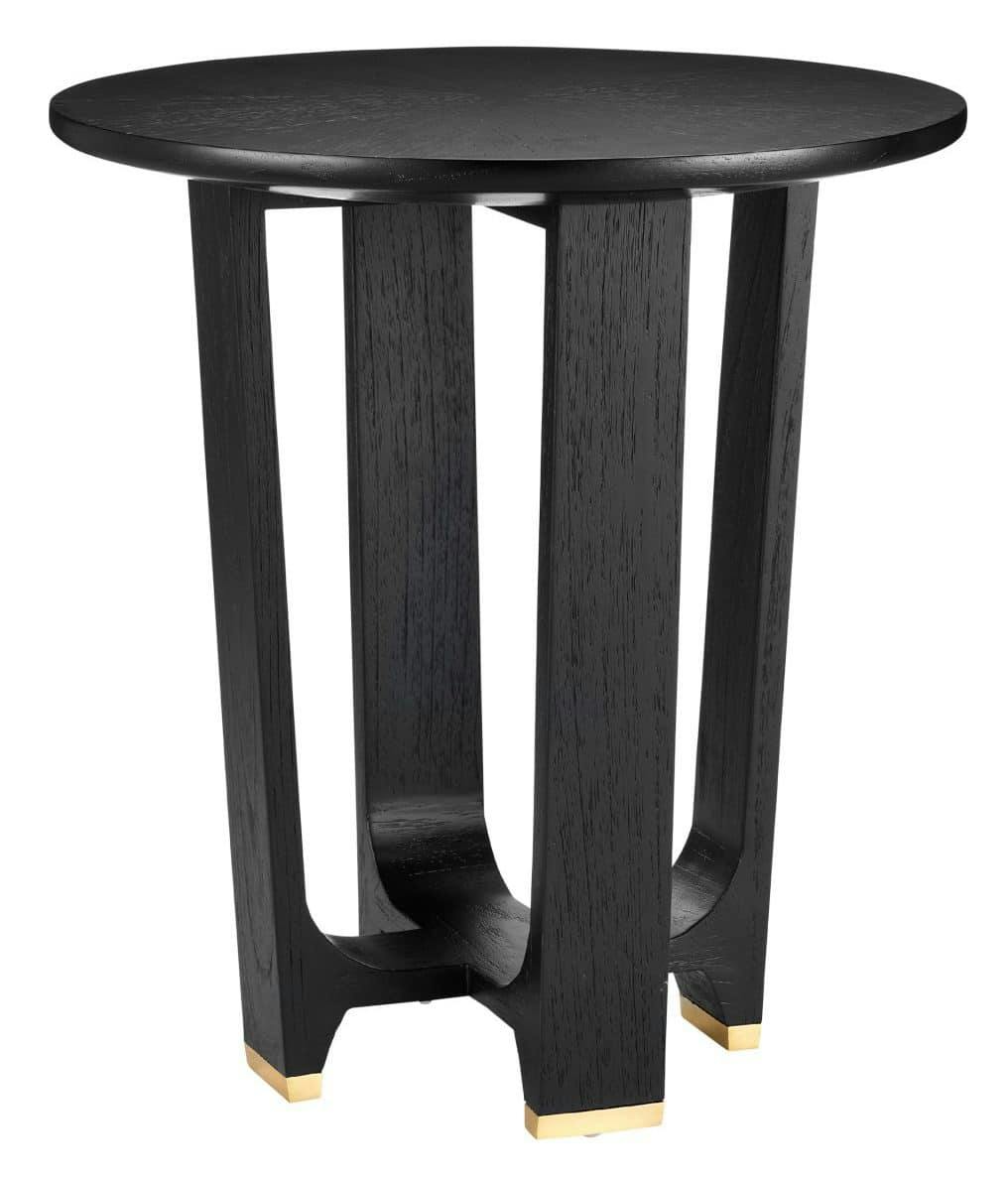 Currey and Company 3000-0259 Blake Black Accent Table