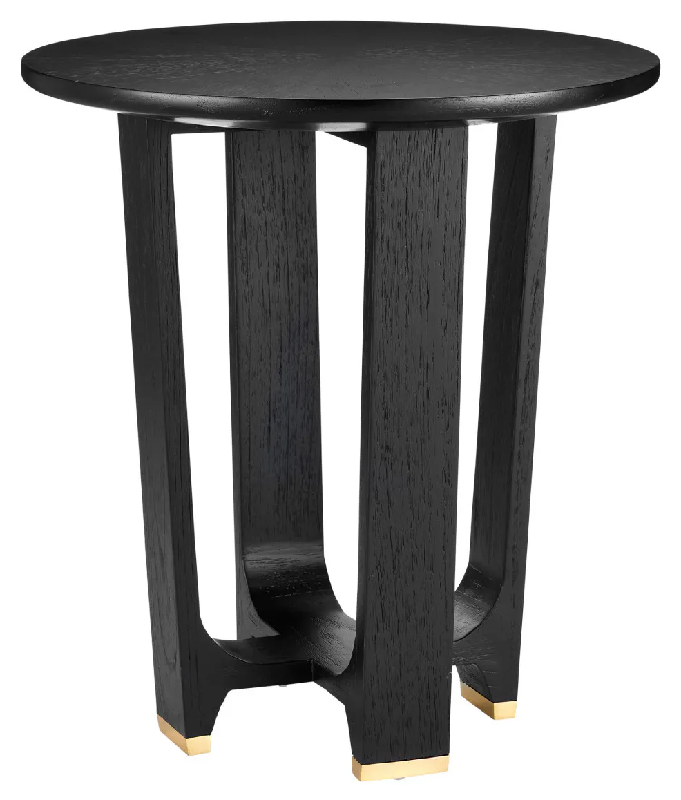 Currey and Company 3000-0259 Blake Black Accent Table Currey and Company 3000-0259 Blake Black Accent Table