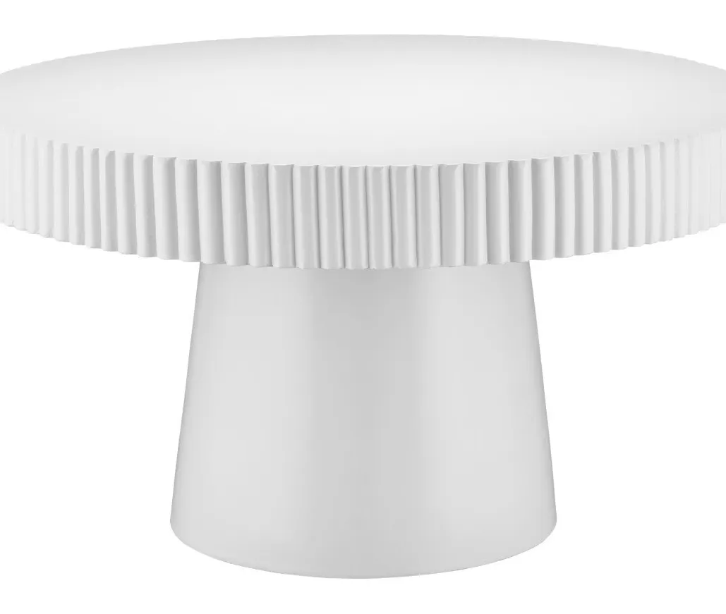 Currey and Company 2000-0042 Harlow White Concrete Cocktail Table Currey and Company 2000-0042 Harlow White Concrete Cocktail Table