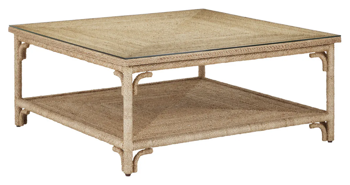 Currey and Company 3000-0219 Olisa Rope Cocktail Table Currey and Company 3000-0219 Olisa Rope Cocktail Table
