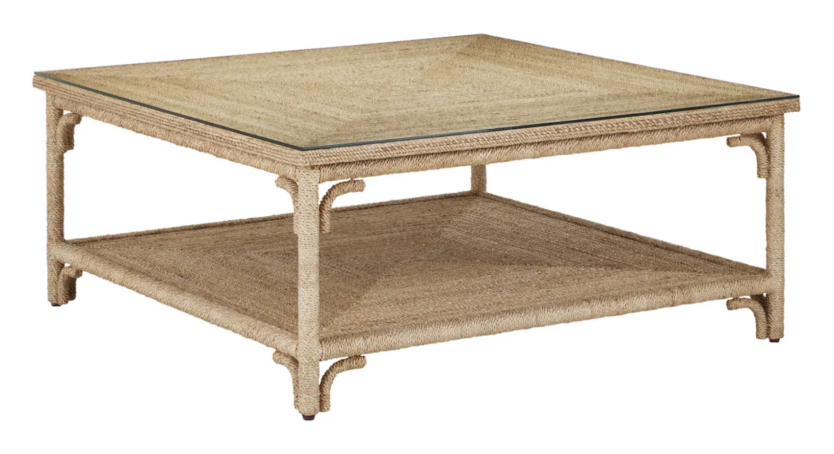 Currey and Company 3000-0219 Olisa Rope Cocktail Table Currey and Company 3000-0219 Olisa Rope Cocktail Table