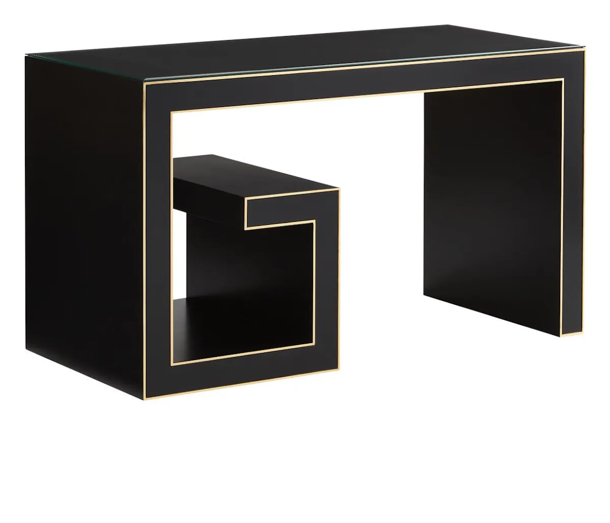 Currey and Company 3000-0213 Artemis Black Writing Desk Currey and Company 3000-0213 Artemis Black Writing Desk