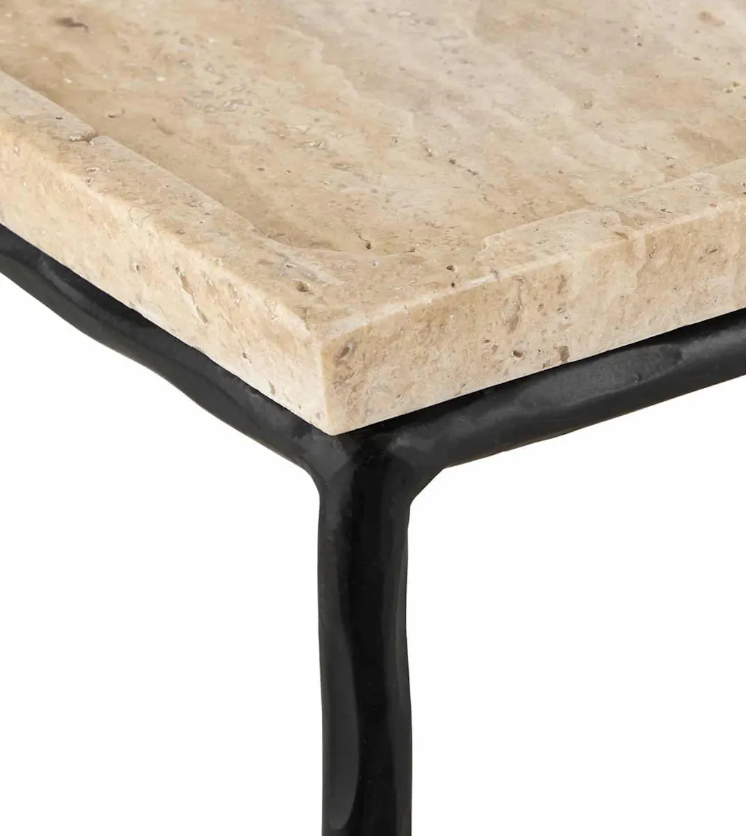 Currey and Company 4000-0136 Boyles Travertine Side Table Currey and Company 4000-0136 Boyles Travertine Side Table
