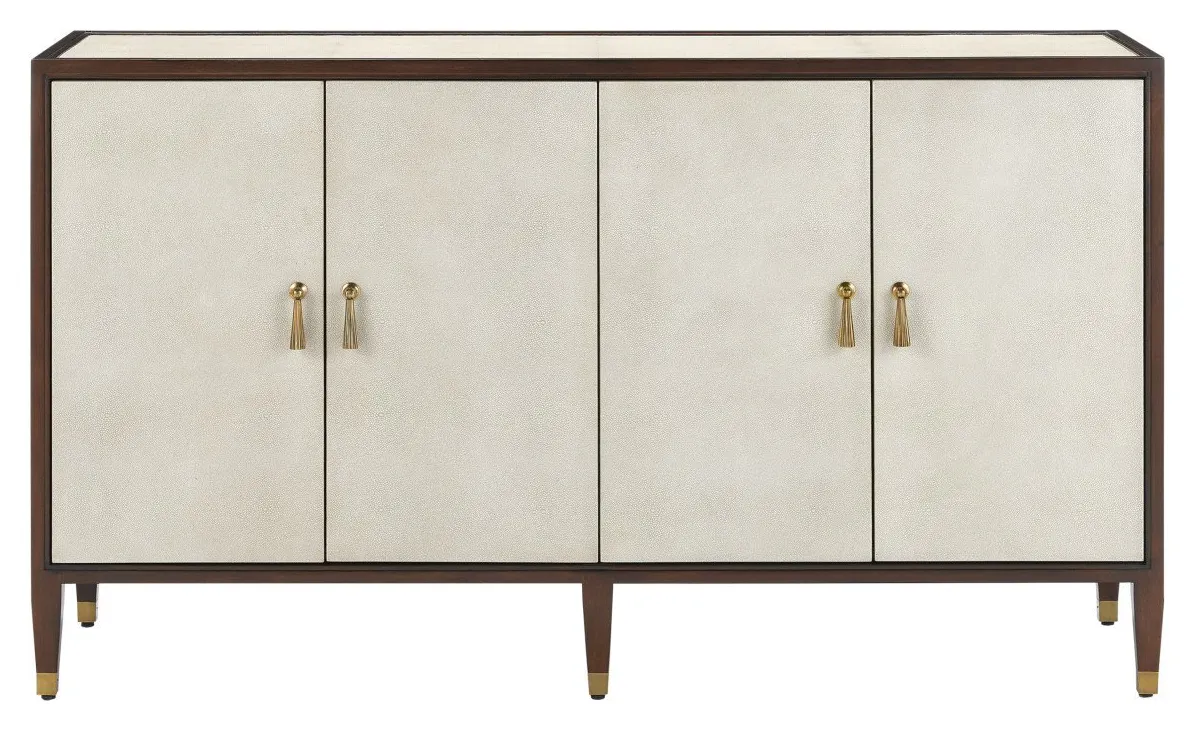 Currey and Company 3000-0142 Evie Shagreen Credenza Currey and Company 3000-0142 Evie Shagreen Credenza