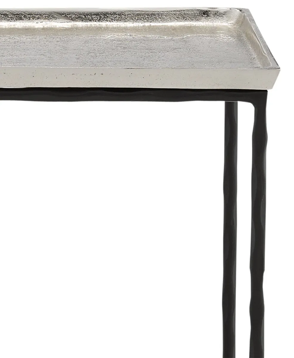 Currey and Company 4000-0061 Boyles Silver Side Table Currey and Company 4000-0061 Boyles Silver Side Table
