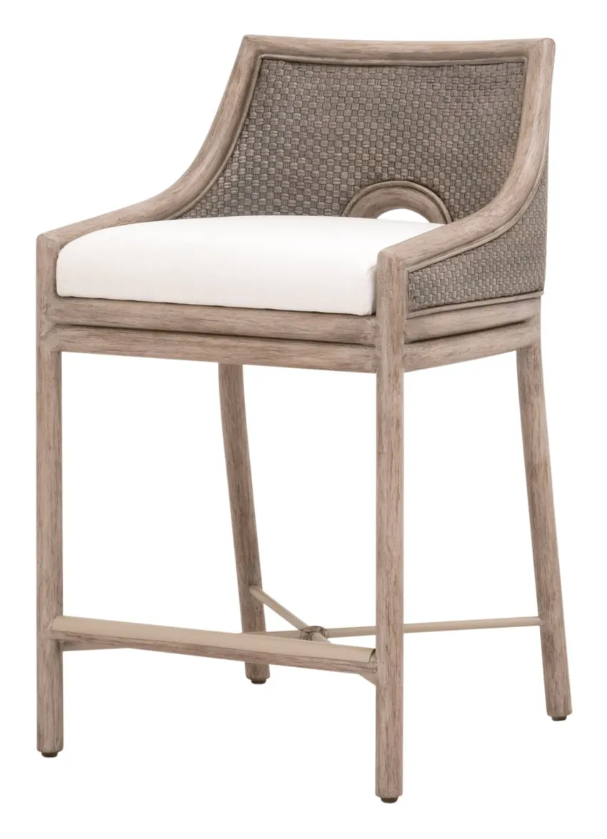 Essentials For Living 6813CS.FGRY/LPPRL/FG Adamo Counter Stool Essentials For Living 6813CS.FGRY/LPPRL/FG Adamo Counter Stool
