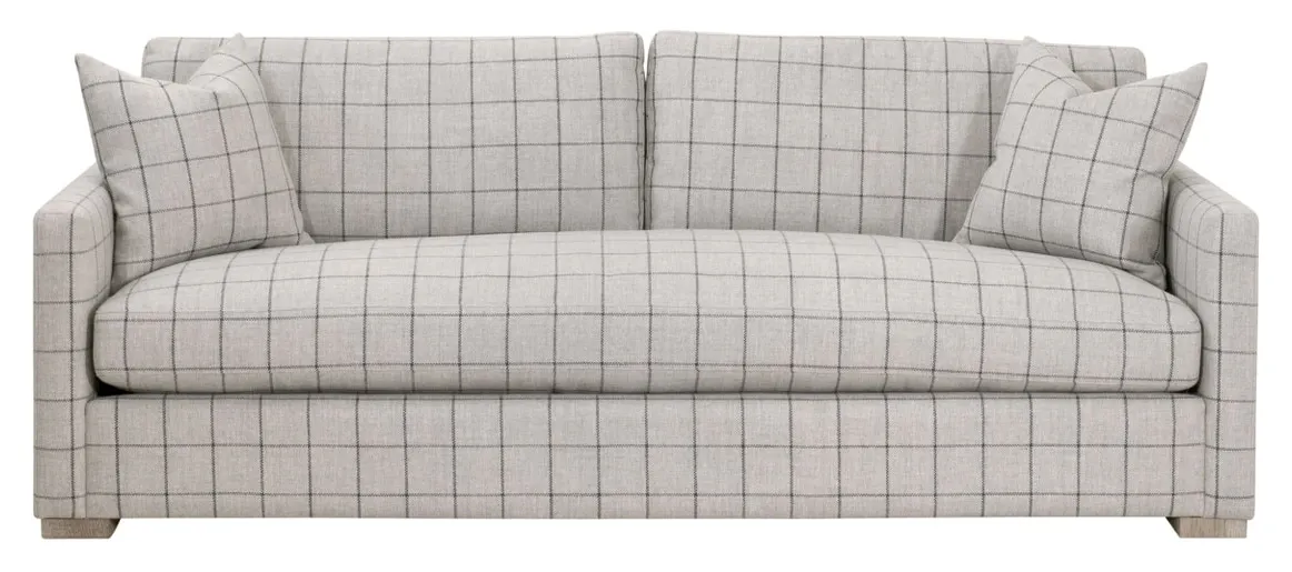Essentials For Living 6620-3.WCMT/NG Clara 86 inch Slim Arm Sofa Essentials For Living 6620-3.WCMT/NG Clara 86 inch Slim Arm Sofa