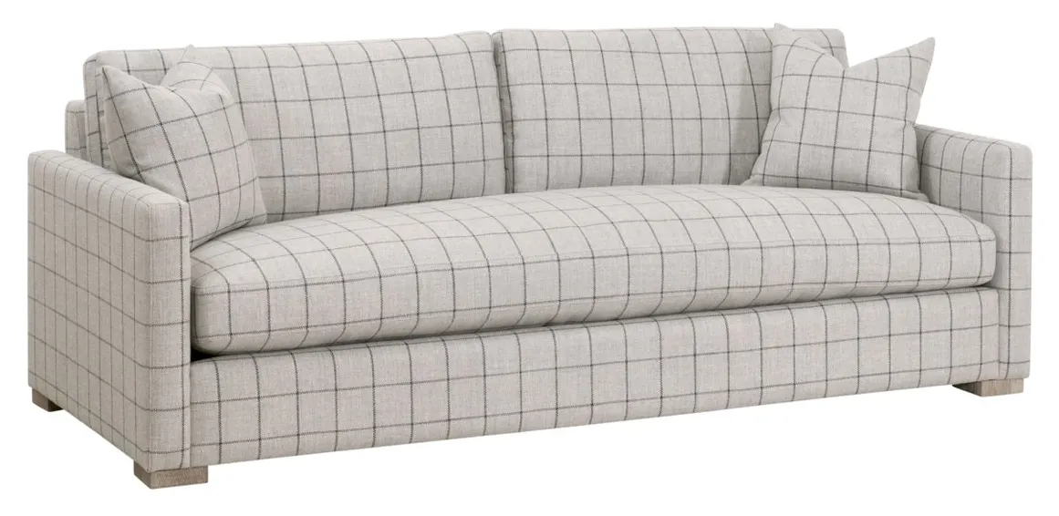 Essentials For Living 6620-3.WCMT/NG Clara 86 inch Slim Arm Sofa Essentials For Living 6620-3.WCMT/NG Clara 86 inch Slim Arm Sofa