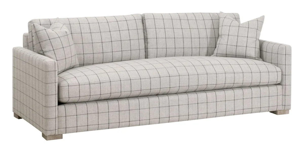 Essentials For Living 6620-3.WCMT/NG Clara 86 inch Slim Arm Sofa Essentials For Living 6620-3.WCMT/NG Clara 86 inch Slim Arm Sofa