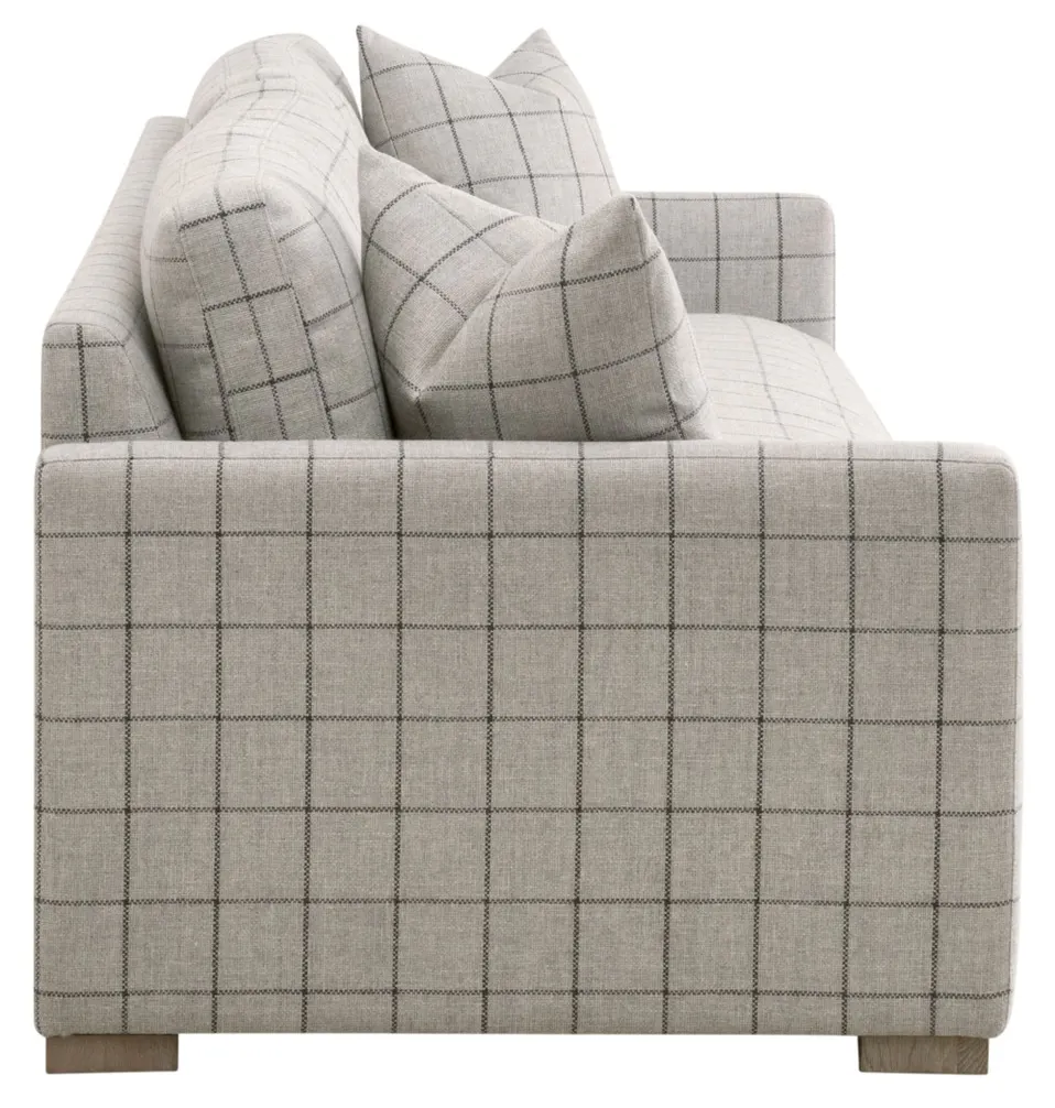 Essentials For Living 6620-3.WCMT/NG Clara 86 inch Slim Arm Sofa Essentials For Living 6620-3.WCMT/NG Clara 86 inch Slim Arm Sofa