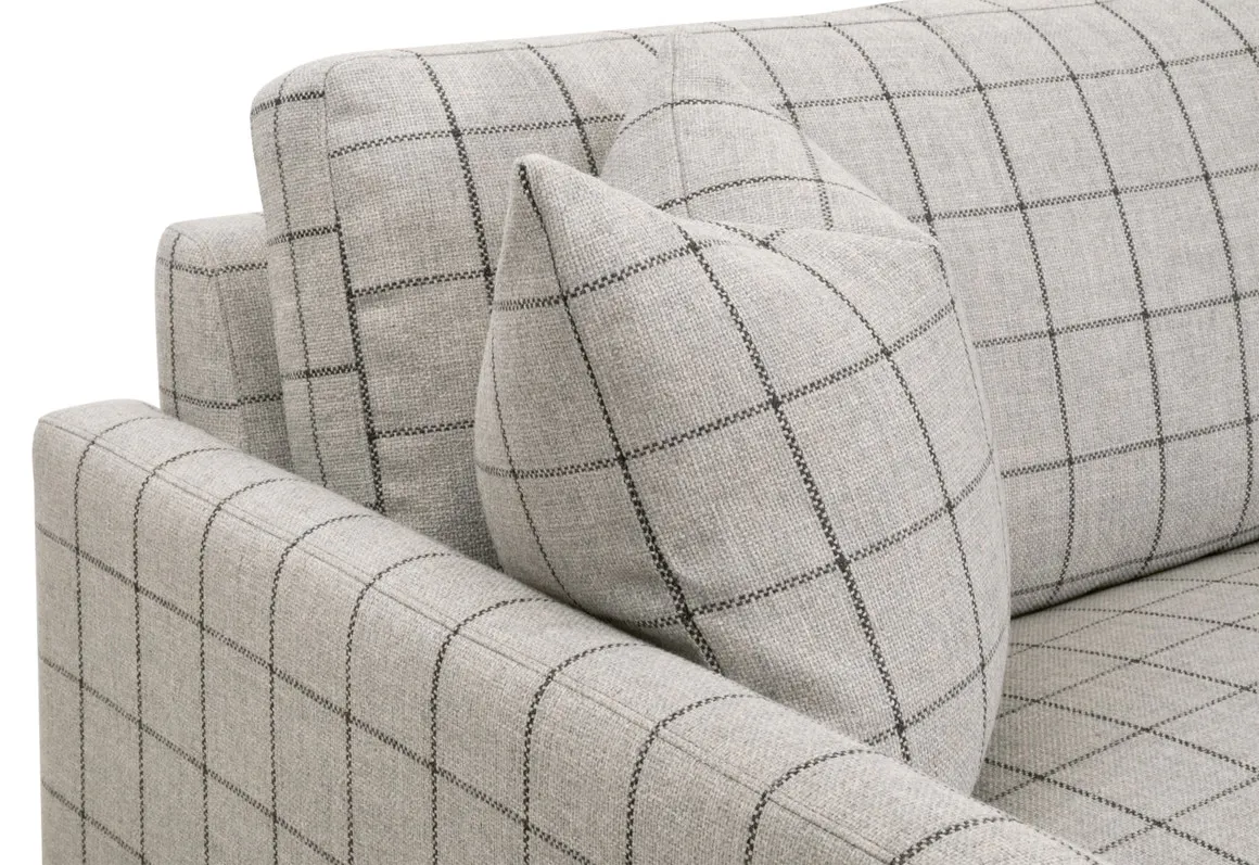 Essentials For Living 6620-3.WCMT/NG Clara 86 inch Slim Arm Sofa Essentials For Living 6620-3.WCMT/NG Clara 86 inch Slim Arm Sofa