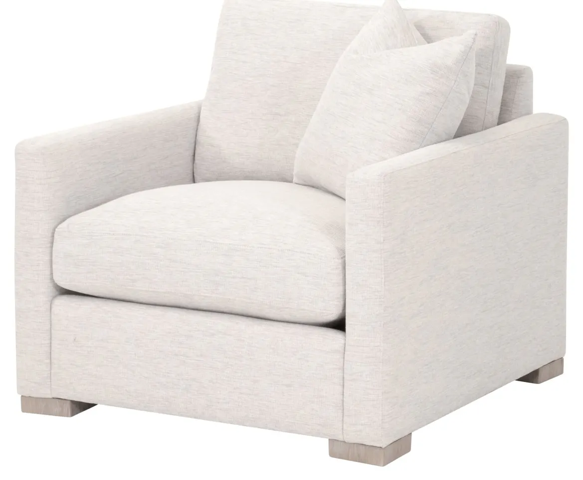 Essentials For Living 6620-1.STO-BSK/NG Clara Slim Arm Sofa Chair Essentials For Living 6620-1.STO-BSK/NG Clara Slim Arm Sofa Chair