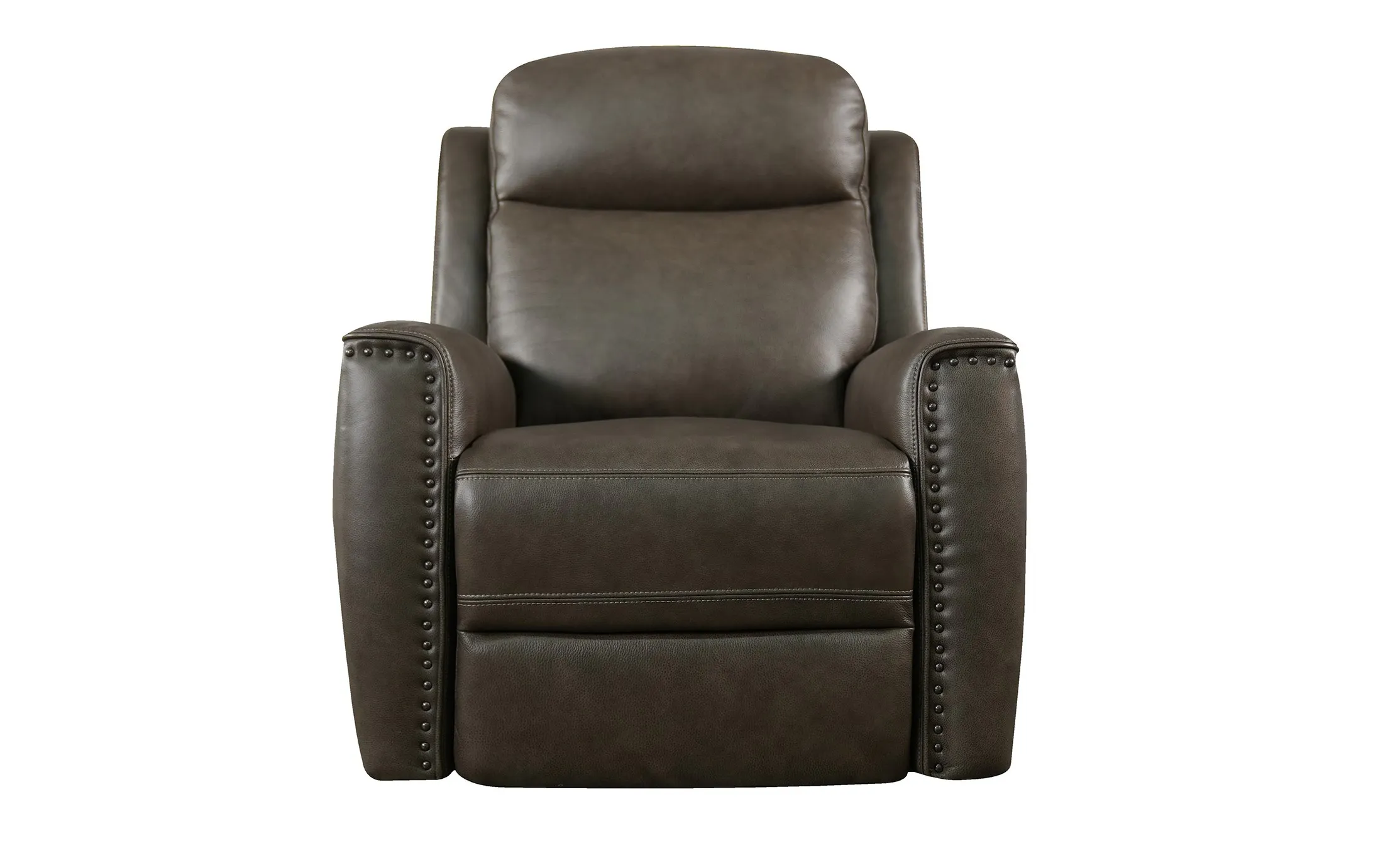 Bassett Club Level 3793-P0S Douglas Wallsaver Power Recliner Sable Leather