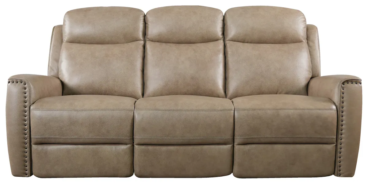 Bassett Club Level 3793-P62W Douglas Power Motion Sofa Wheat Leather Bassett Club Level 3793-P62W Douglas Power Motion Sofa Wheat Leather