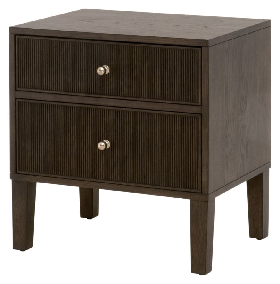Essentials For Living 5256.DB-OAK Highland 2 Drawer Nightstand Essentials For Living 5256.DB-OAK Highland 2 Drawer Nightstand