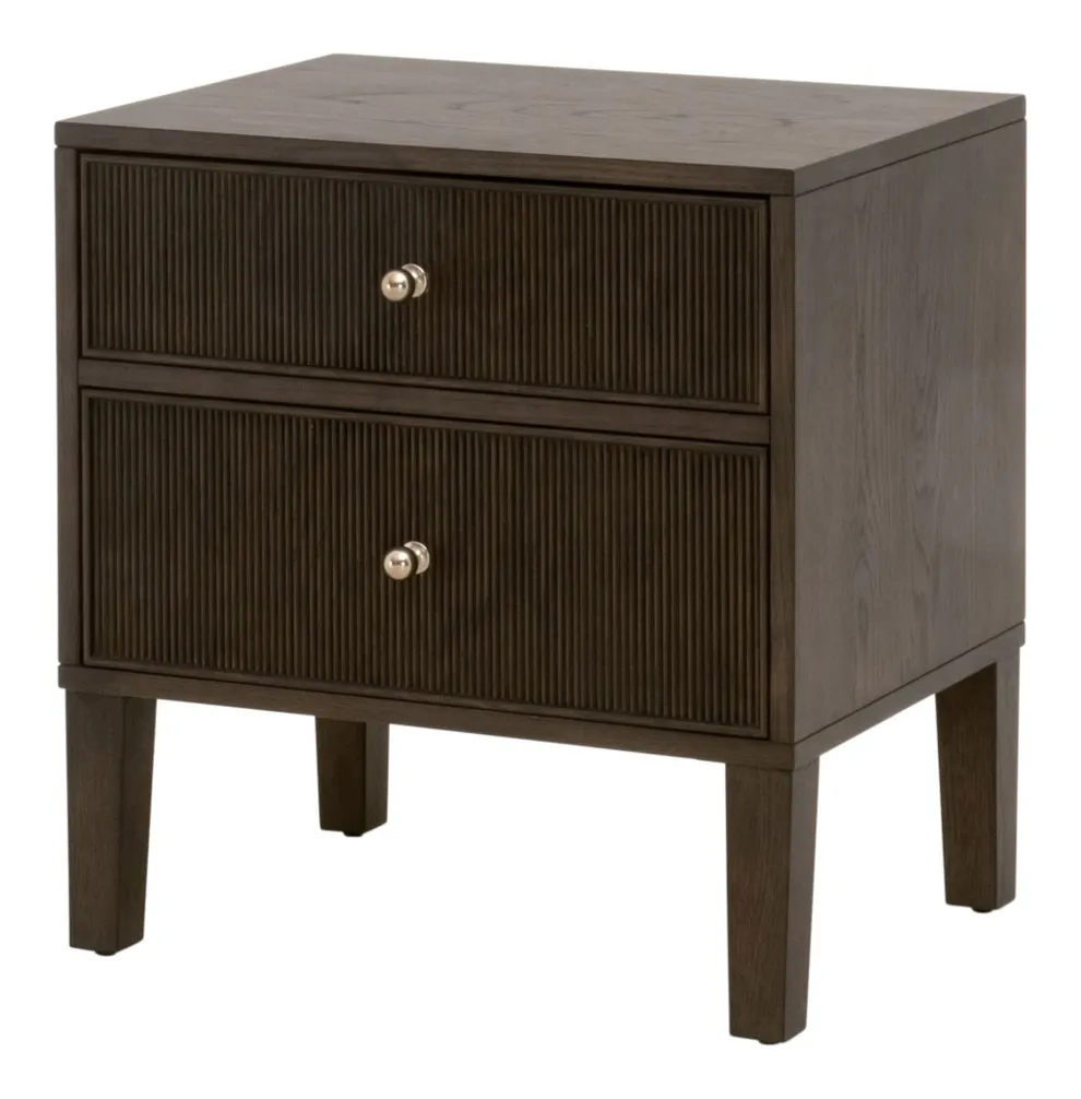 Essentials For Living 5256.DB-OAK Highland 2 Drawer Nightstand Essentials For Living 5256.DB-OAK Highland 2 Drawer Nightstand