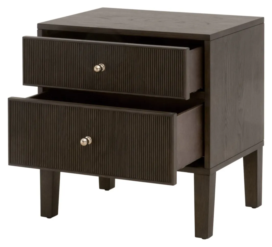 Essentials For Living 5256.DB-OAK Highland 2 Drawer Nightstand Essentials For Living 5256.DB-OAK Highland 2 Drawer Nightstand