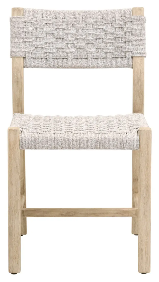 Essentials For Living 6835.WHT/W-ET Kitts Indoor Outdoor Dining Chair Essentials For Living 6835.WHT/W-ET Kitts Indoor Outdoor Dining Chair