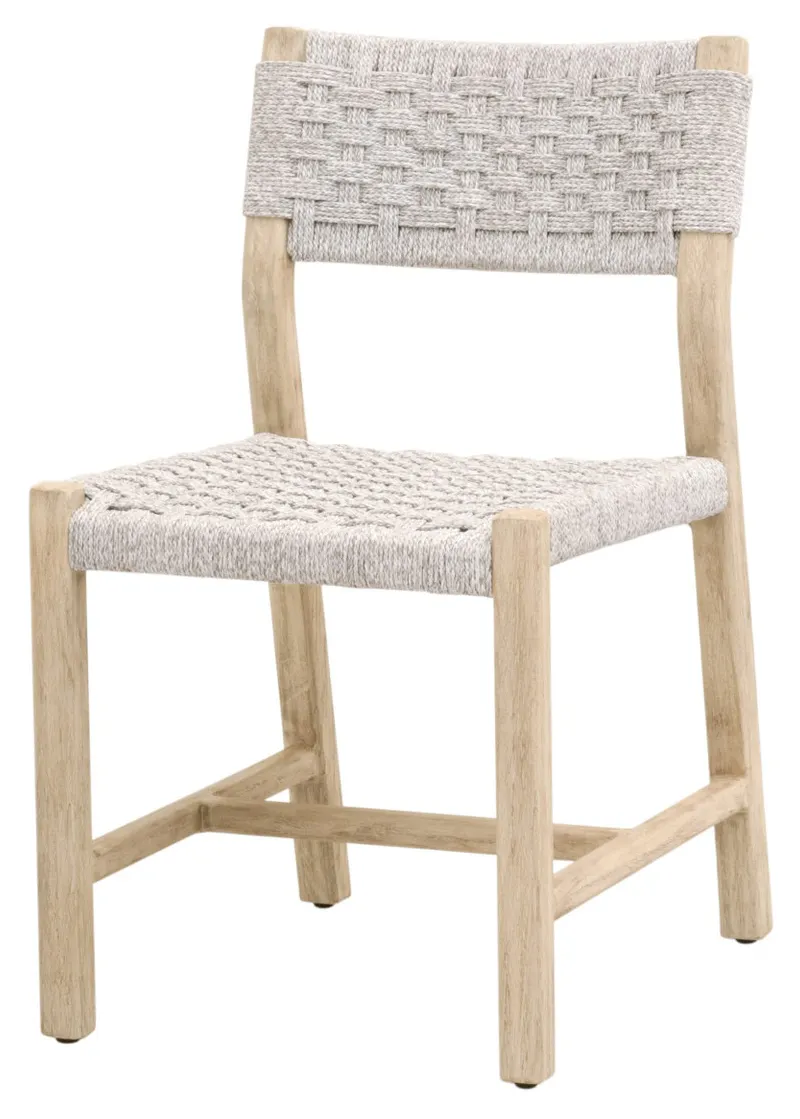 Essentials For Living 6835.WHT/W-ET Kitts Indoor Outdoor Dining Chair Essentials For Living 6835.WHT/W-ET Kitts Indoor Outdoor Dining Chair