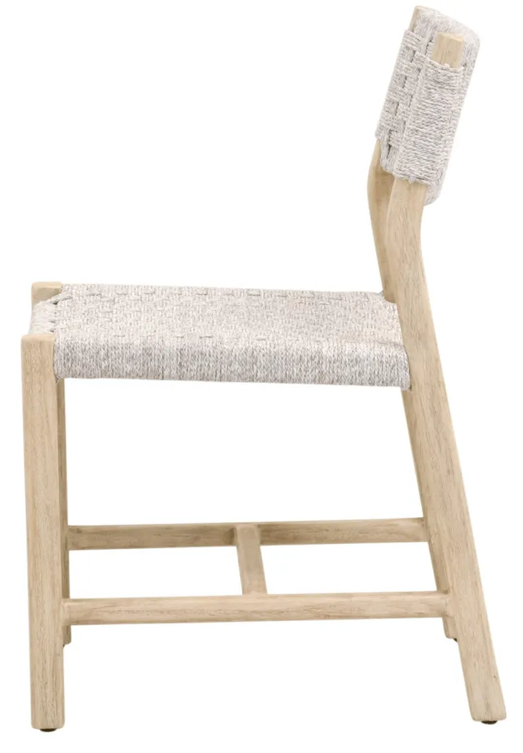 Essentials For Living 6835.WHT/W-ET Kitts Indoor Outdoor Dining Chair Essentials For Living 6835.WHT/W-ET Kitts Indoor Outdoor Dining Chair