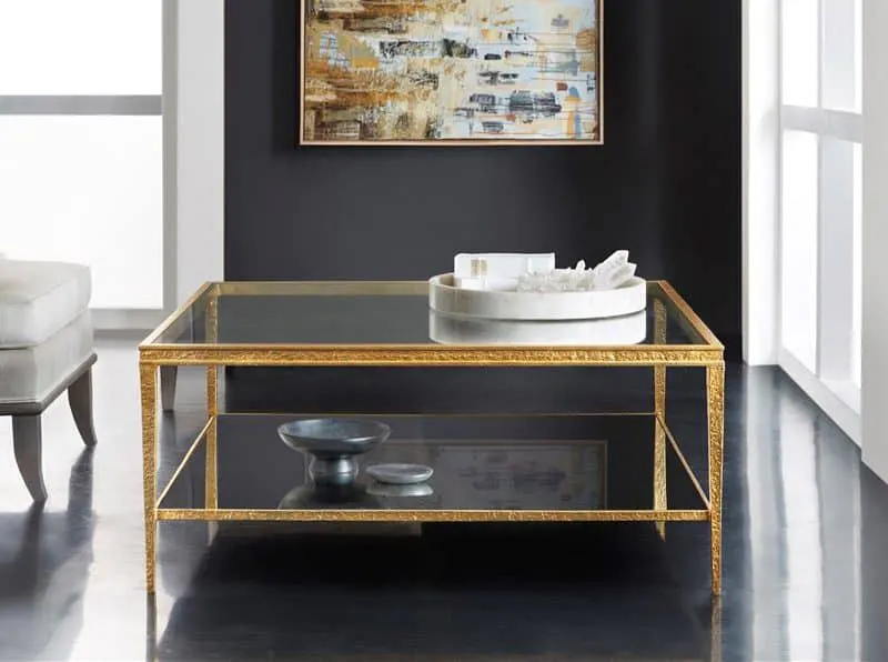 Modern History MH1213F01 Sculpture Sqaure Cocktail Table