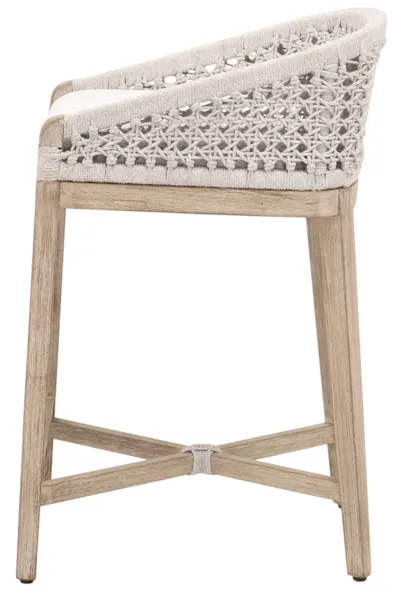 Essentials For Living 6795CS.WHT/LPPRL/NG Montecito Counter Stool Essentials For Living 6795CS.WHT/LPPRL/NG Montecito Counter Stool