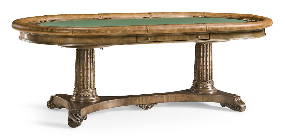 Jonathan Charles 493199-MBL Light Mahogany Poker Table Jonathan Charles 493199-MBL Light Mahogany Poker Table