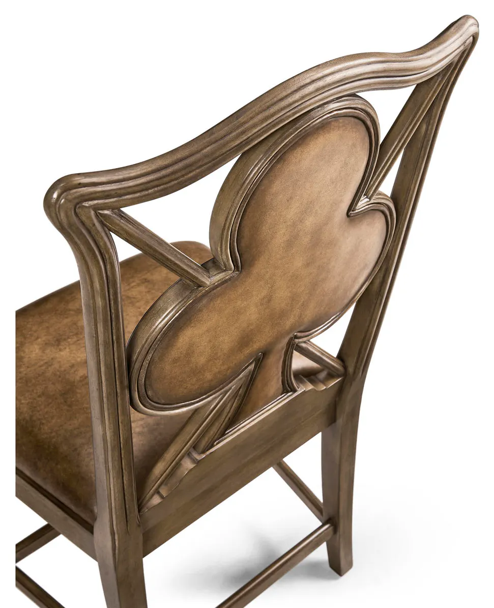 Jonathan Charles 493360-SC-MBL-L041 Playing Card Club Side Chair Jonathan Charles 493360-SC-MBL-L041 Playing Card Club Side Chair