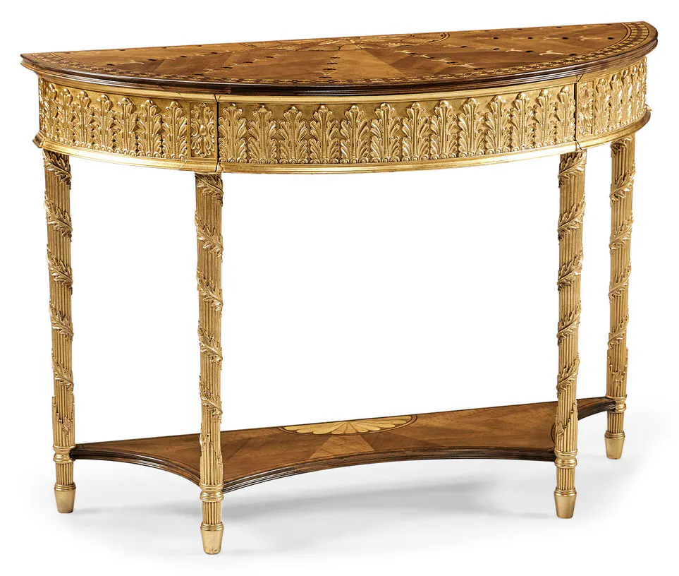 Jonathan Charles 493208-DGW Small Gilded Console Jonathan Charles 493208-DGW Small Gilded Console