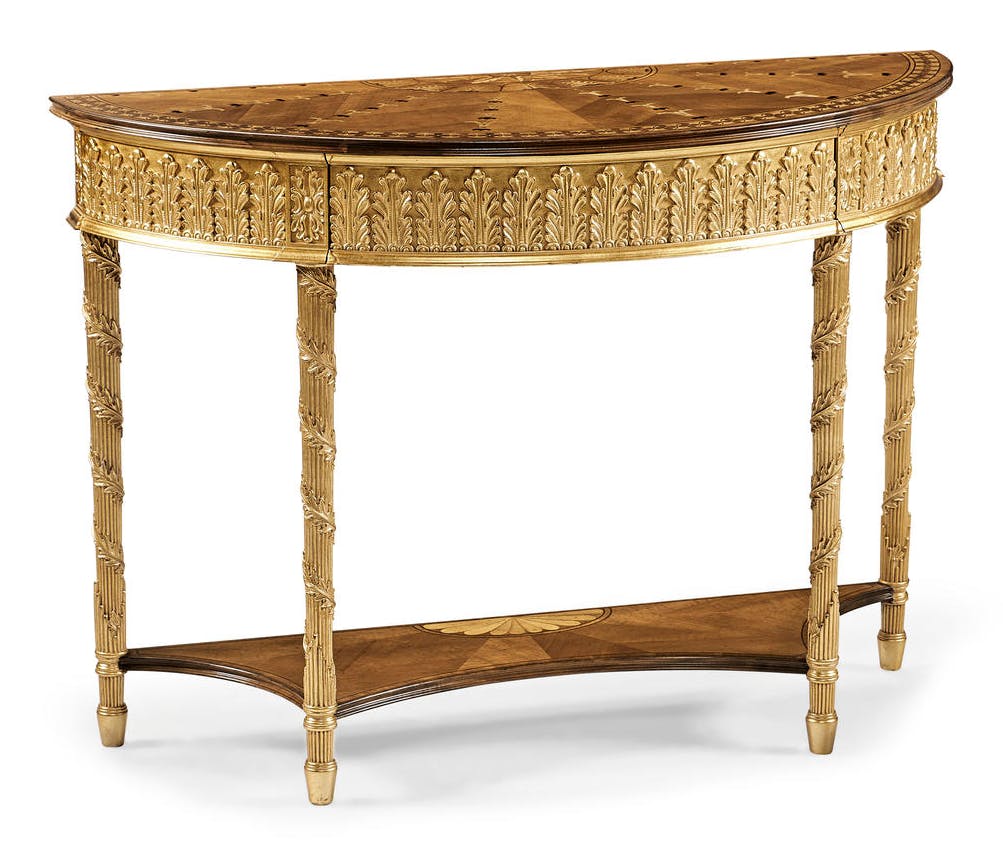 Jonathan Charles 493208-DGW Small Gilded Console Jonathan Charles 493208-DGW Small Gilded Console
