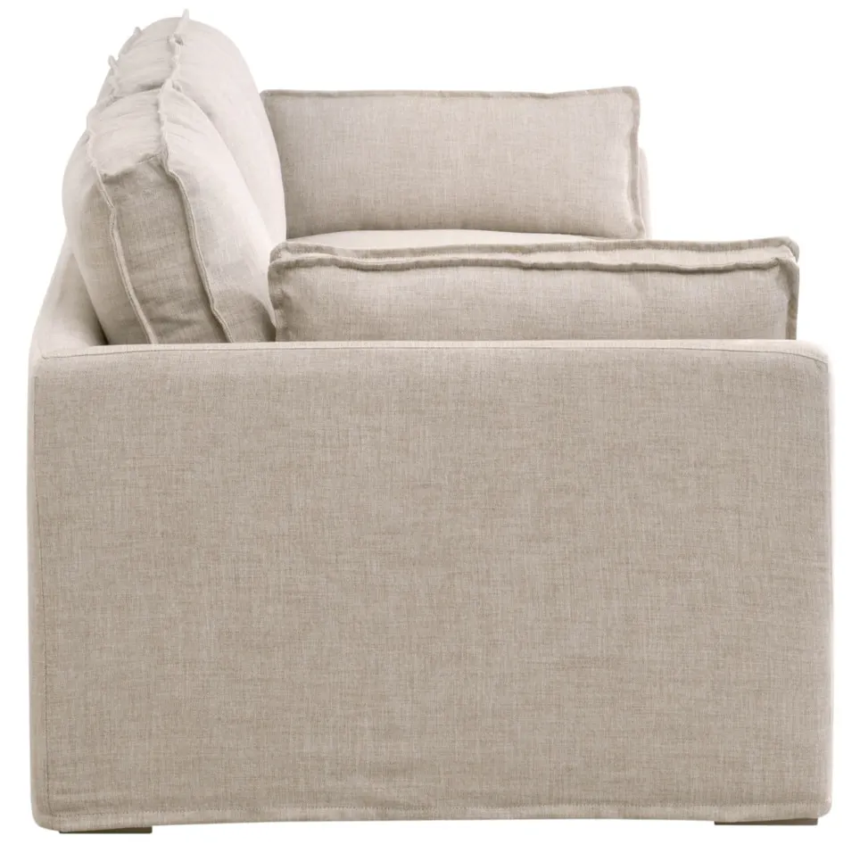 Essentials For Living 6726-3.ATWN Thea Outdoor 90 inch Taper Arm Slipcover Sofa Essentials For Living 6726-3.ATWN Thea Outdoor 90 inch Taper Arm Slipcover Sofa