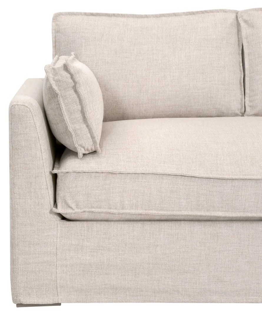Essentials For Living 6726-3.ATWN Thea Outdoor 90 inch Taper Arm Slipcover Sofa Essentials For Living 6726-3.ATWN Thea Outdoor 90 inch Taper Arm Slipcover Sofa