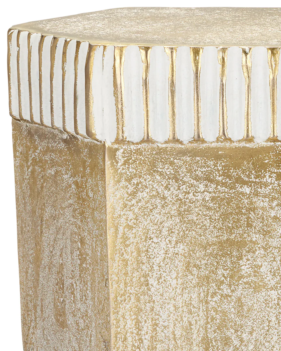 Currey and Company 4000-0162 Corda Champagne Accent Table Currey and Company 4000-0162 Corda Champagne Accent Table