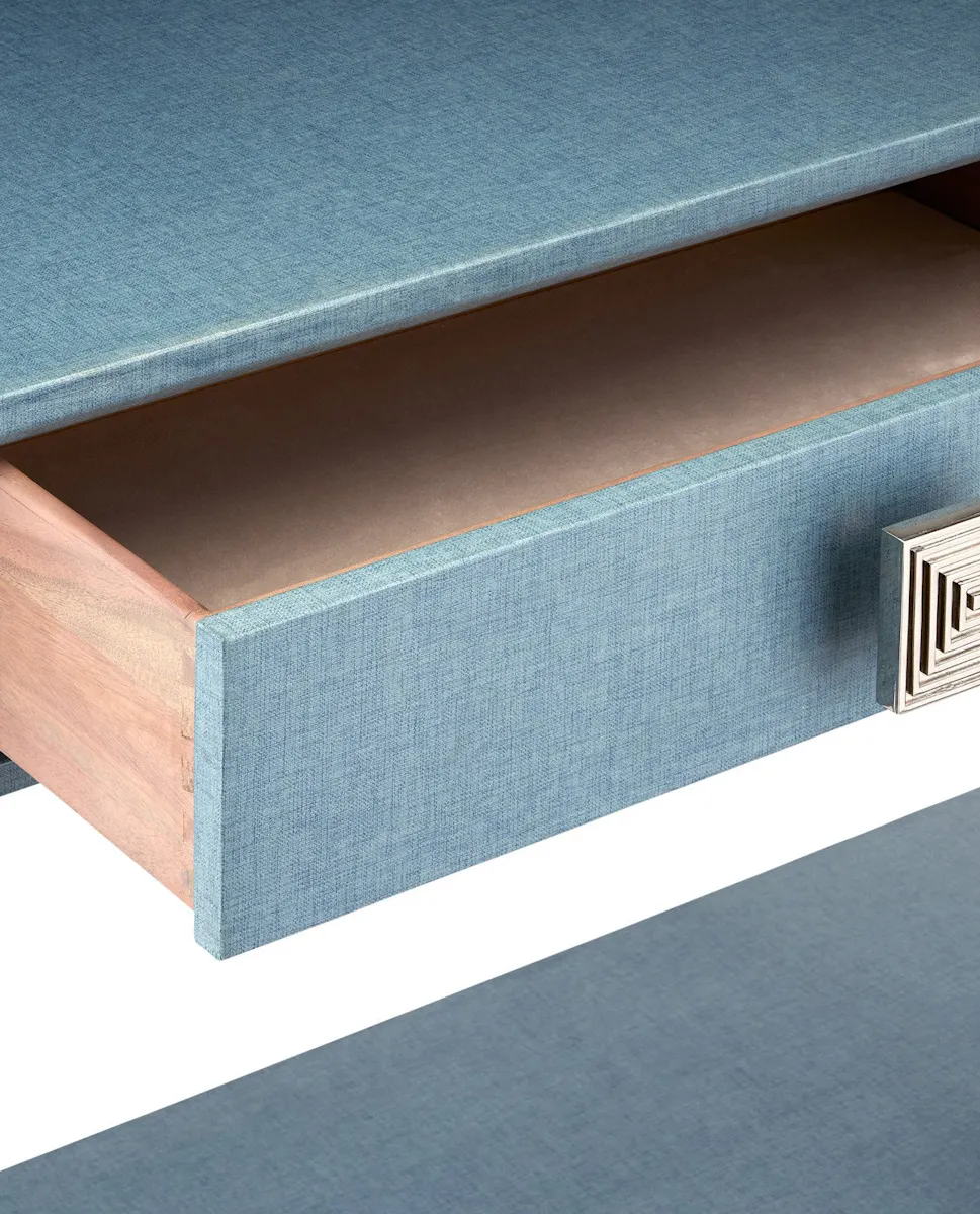 Currey and Company 3000-0283 Maya Blue Console Table Currey and Company 3000-0283 Maya Blue Console Table