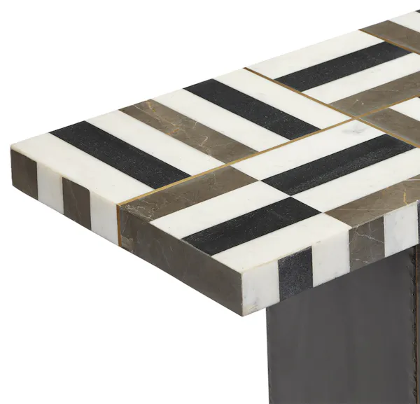 Currey and Company 3000-0240 Gentry Marble Console Table Currey and Company 3000-0240 Gentry Marble Console Table