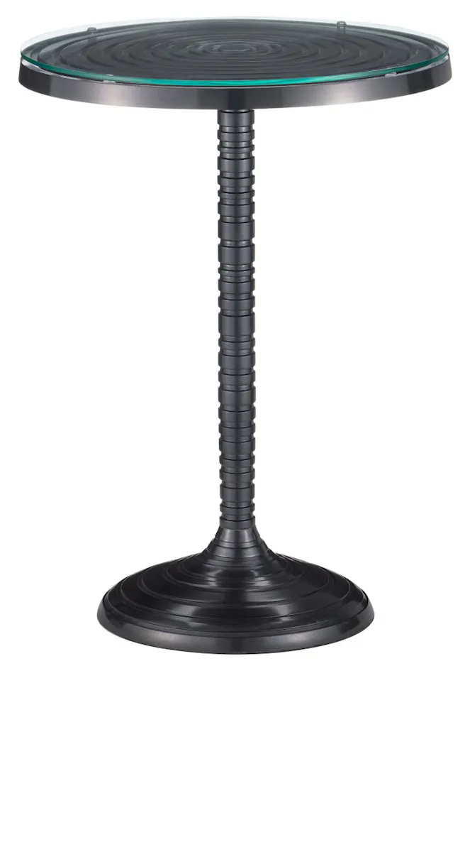 Currey and Company 4000-0202 Erno Black Accent Table Currey and Company 4000-0202 Erno Black Accent Table