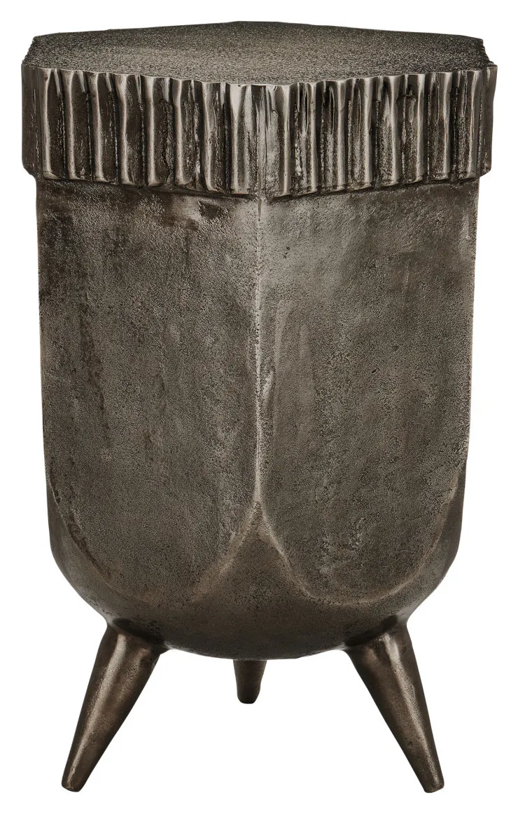 Currey and Company 4000-0163 Corda Graphite Accent Table Currey and Company 4000-0163 Corda Graphite Accent Table