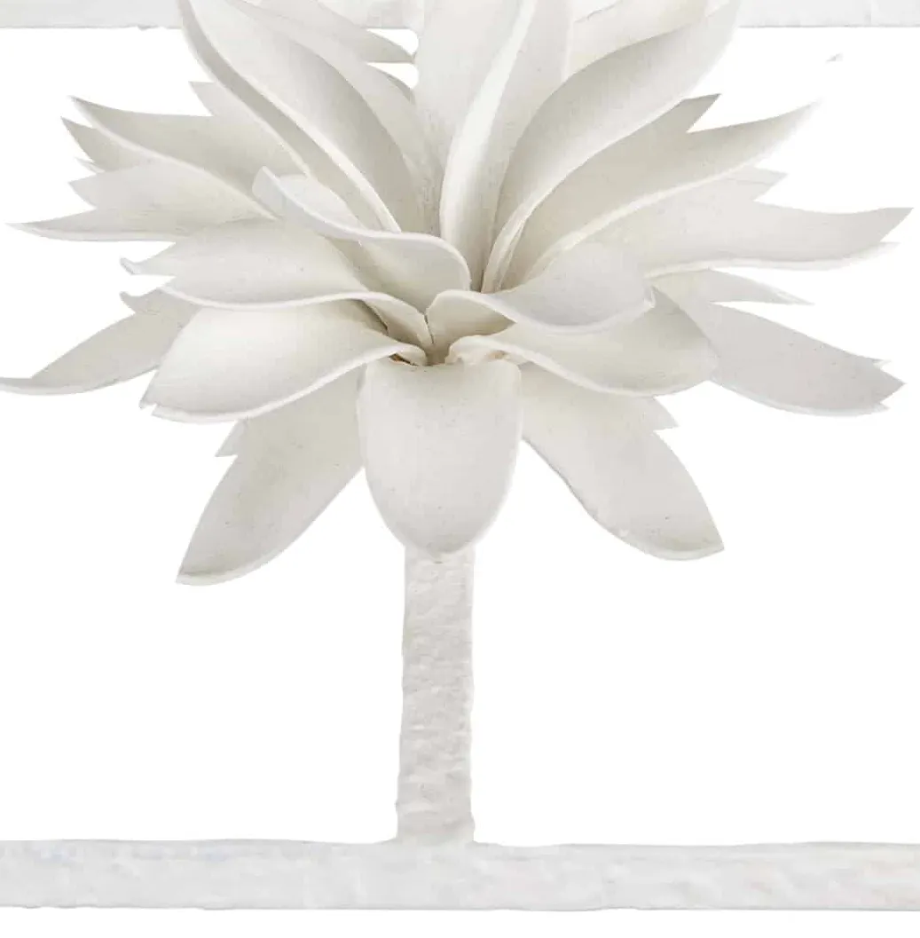 Currey and Company 4000-0166 Sisalana White Accent Table Currey and Company 4000-0166 Sisalana White Accent Table