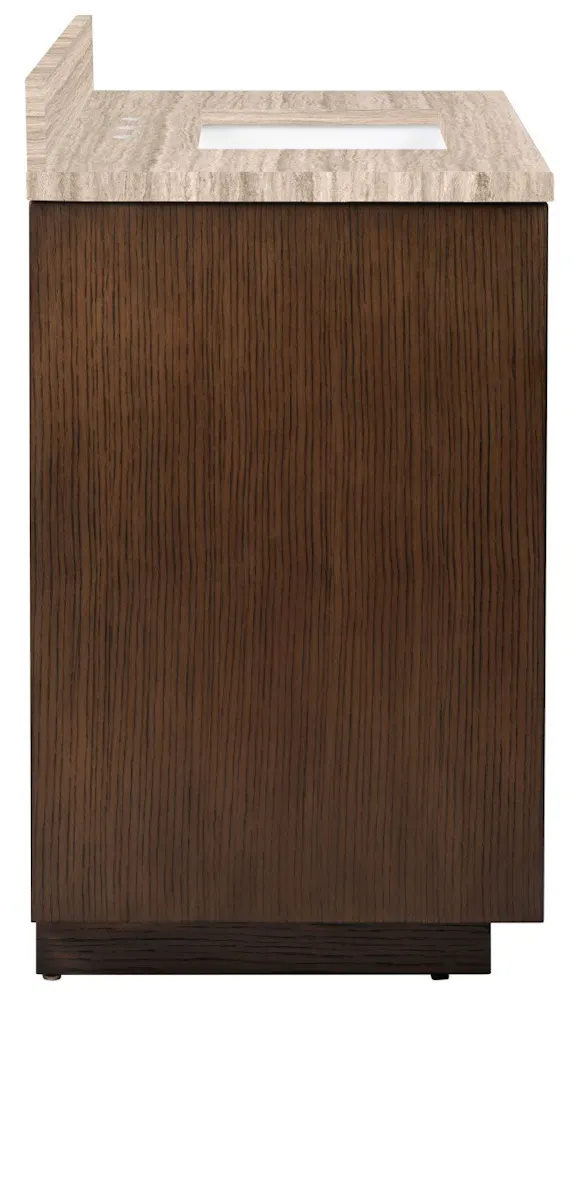 Currey and Company 3800-0011 Morombe 36 inch Cocoa Vanity with Rectangular Undermount Sink Currey and Company 3800-0011 Morombe 36 inch Cocoa Vanity with Rectangular Undermount Sink