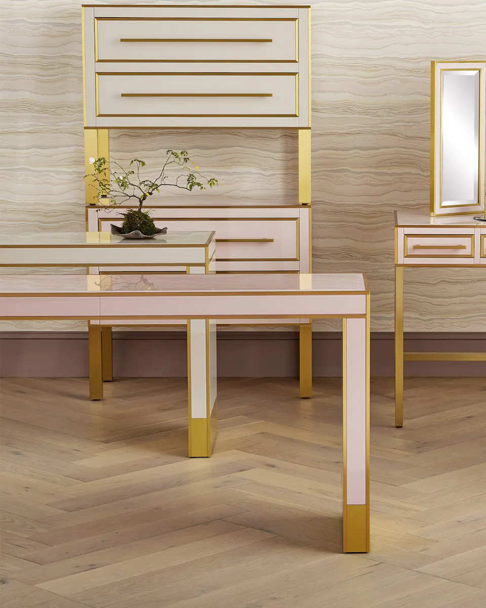 Currey and Company 3000-0209 Arden Ivory Console Table Currey and Company 3000-0209 Arden Ivory Console Table