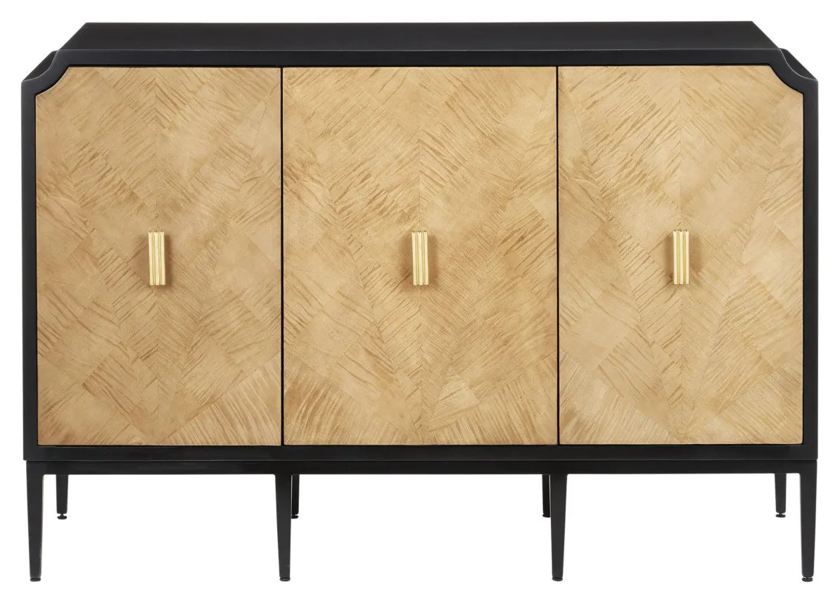 Currey and Company 3000-0270 Kallista Taupe Cabinet Currey and Company 3000-0270 Kallista Taupe Cabinet