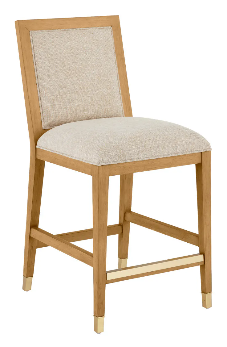 Currey and Company 7000-0892 Santos Sea Sand Counter Stool Liller Malt Currey and Company 7000-0892 Santos Sea Sand Counter Stool Liller Malt