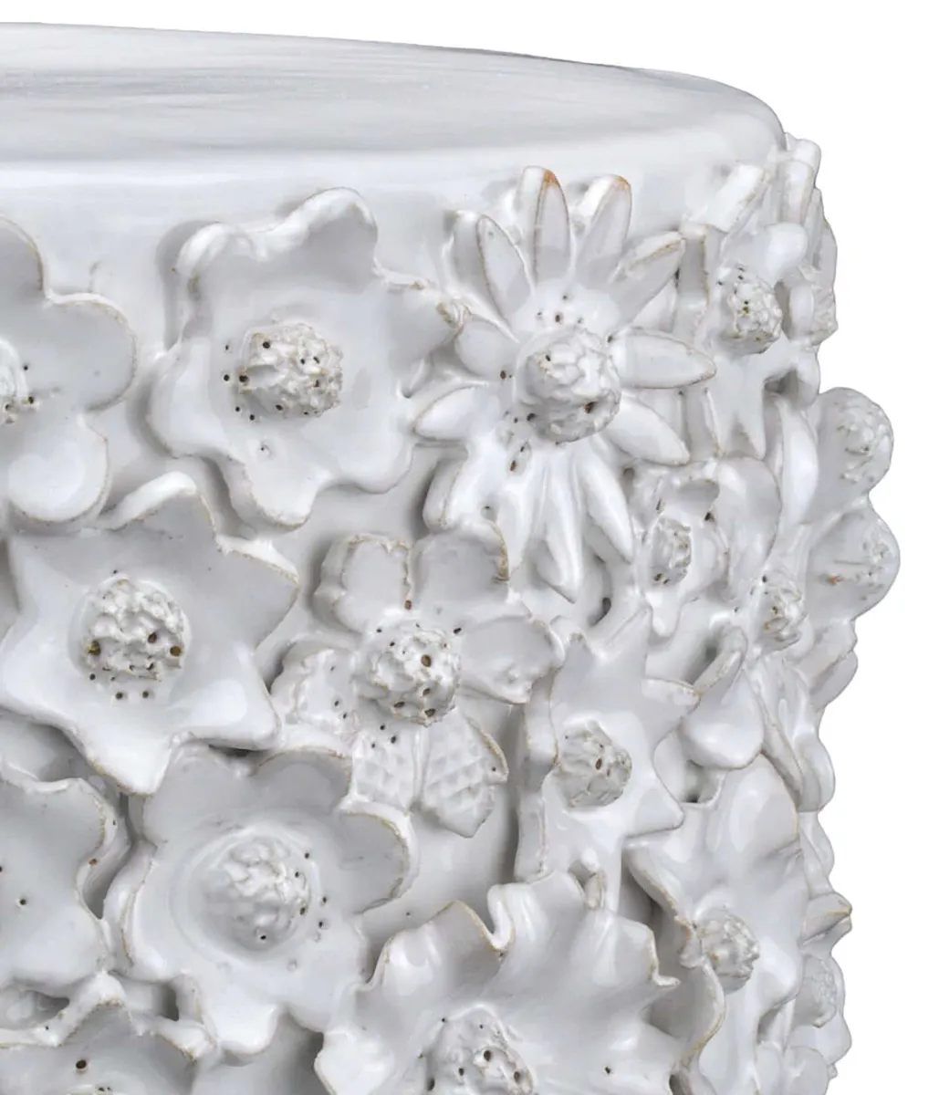 Currey and Company 2000-0038 Jessamine White Accent Table Currey and Company 2000-0038 Jessamine White Accent Table